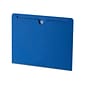 Quill Brand® Reinforced File Jacket, Letter Size, Blue, 100/Box (null)