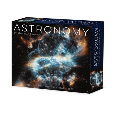2027 Willow Creek Astronomy 6.2 x 5.4 Daily Day-to-Day Calendar, Assorted Colors (63248)