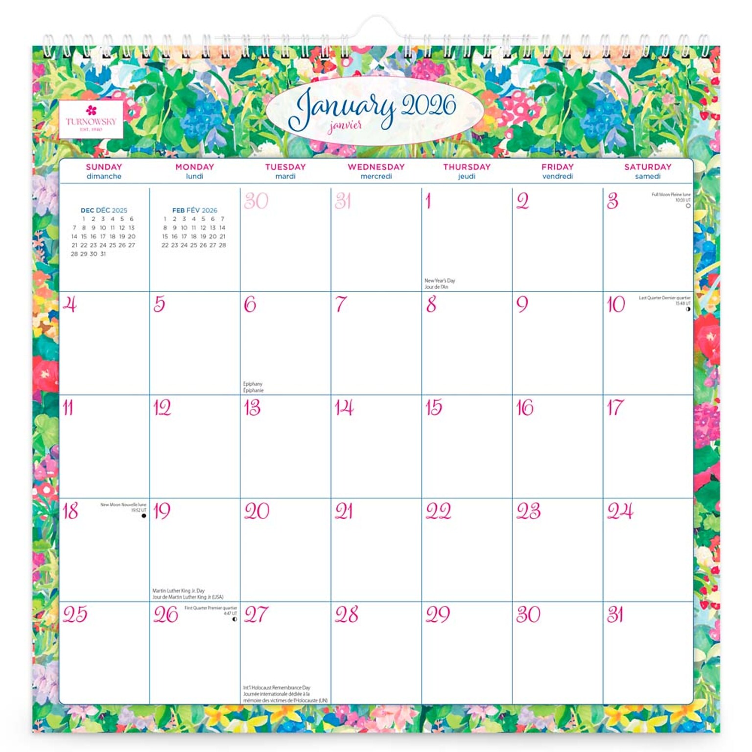 2026 BrownTrout House of Turnowsky 12 x 12 Monthly Wall Calendar (9798330707508)