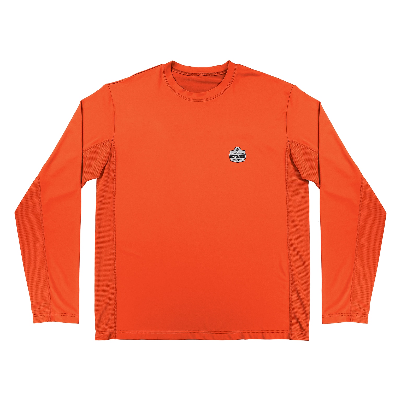 Chill-Its 6689 High Visibility Long Sleeve T-Shirt, Orange, X-Large (12180)
