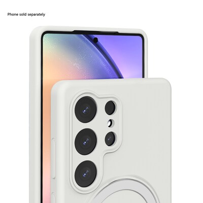 SaharaCase Venture Phone Case for Galaxy S25 Ultra, Shock Absorbing, Fossil White (CP00764)