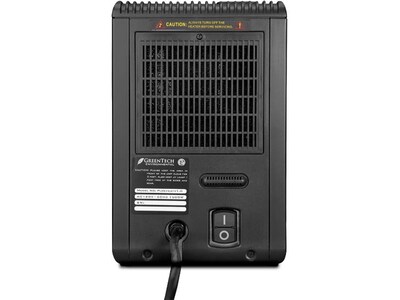 GreenTech Environmental pureHeat 1500-Watt 5000 BTU Infrared Electric Heater and Air Purifier, Black (1X5525)