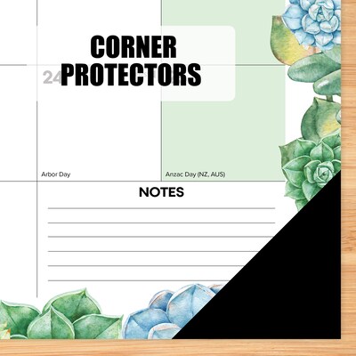 2026 Willow Creek Succulents 22" x 17" Monthly Desk Pad Calendar (57285)