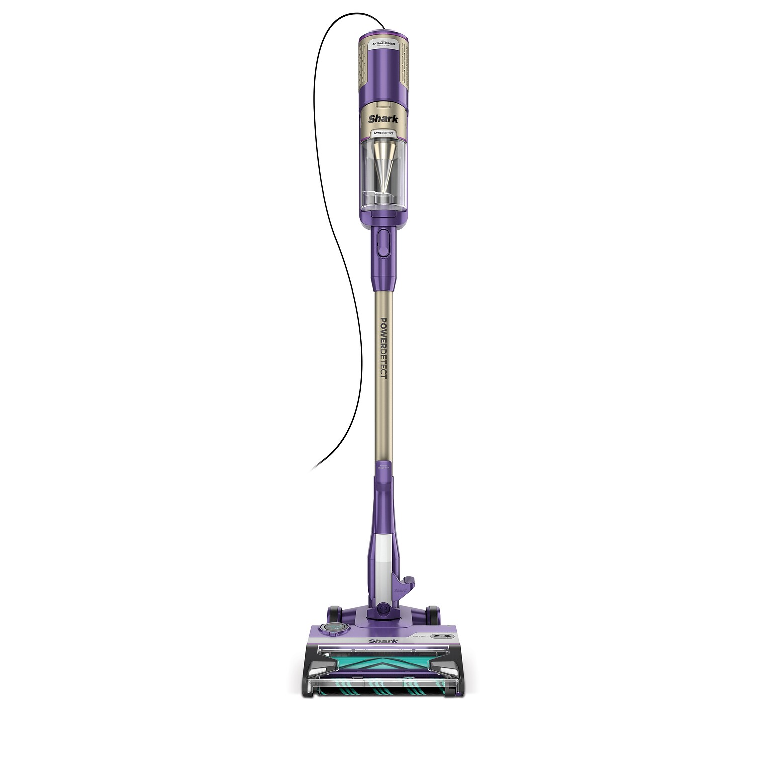 Shark PowerDetect Stick Vacuum, Bagless, Eggplant (HZ4002)