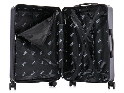 InUSA Drip 20" Hardside Carry-On Suitcase, 4-Wheeled Spinner, TSA Checkpoint Friendly, Blue (IUDRI00S-BLU)