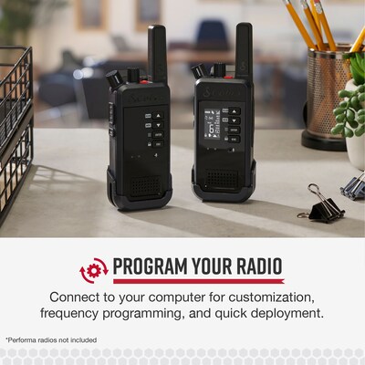 Cobra USB-C to USB-A Cable for Cobra® Performa Business & TrailBlazer GMRS Handheld Radios, Black (0010081-1)