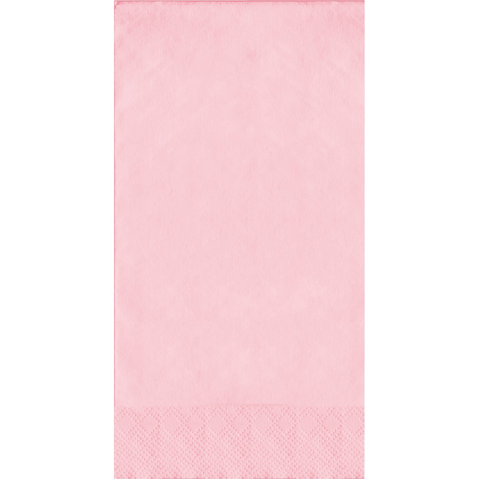 Creative Converting Touch of Color Guest Towels, 3-ply, Classic Pink, 192/Carton (95158)