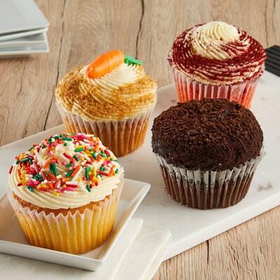 4pc Jumbo Cupcake Favorites from Bake Me A Wish!