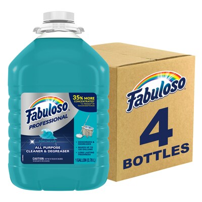 Fabuloso Professional All Purpose Cleaner & Degreaser, Ocean Scent, 1 Gal., 4/Carton (US05252A)
