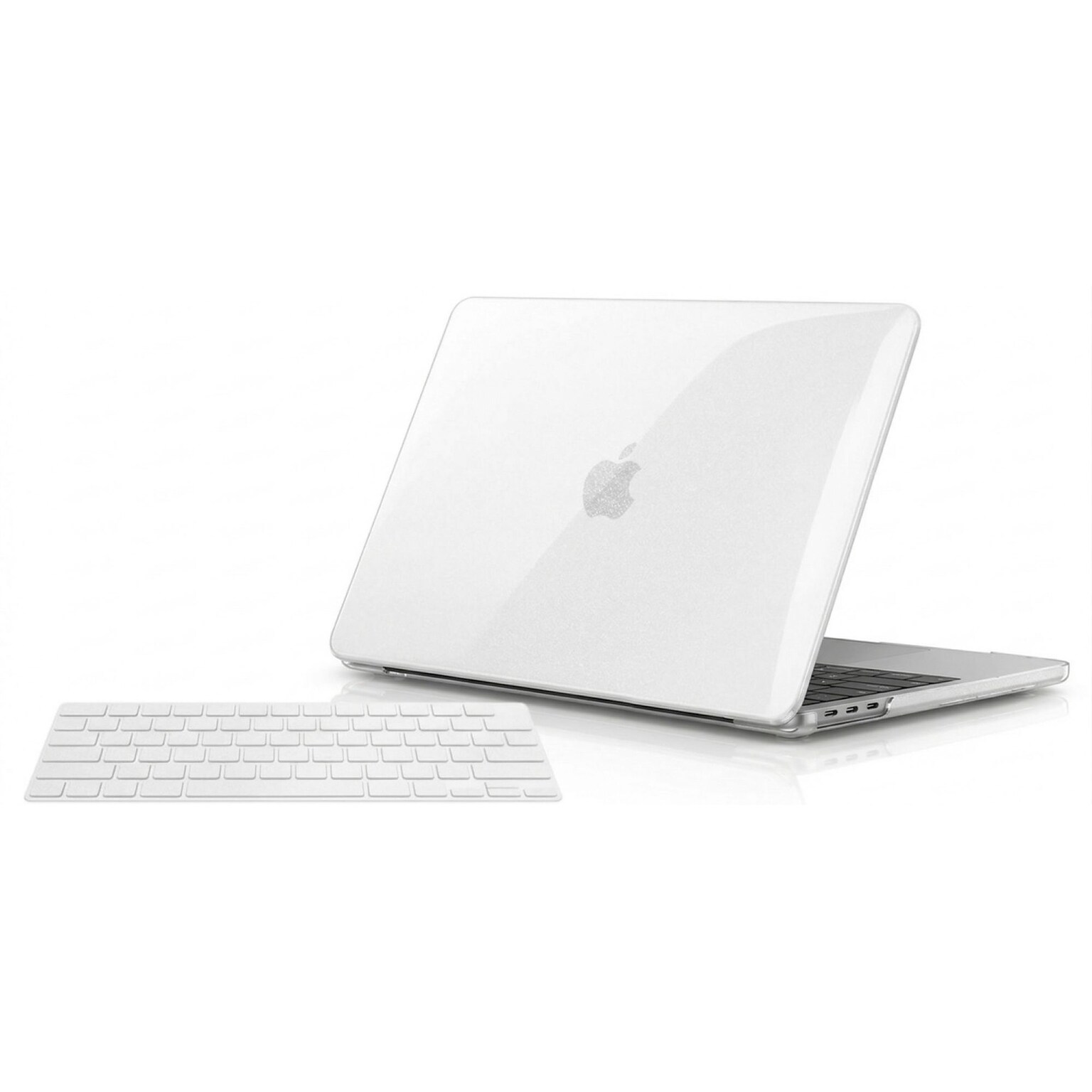TechProtectus Crystalline Clear Case for MacBook Neo 13 (2026)  with Keyboard Cover, Frosted Matte Clear (TP-CM-NEO13)