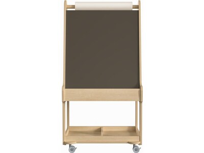 Flash Furniture Bright Beginnings Display Easel, 48.25", Brown Birch Plywood (MK-ME16768-GG)