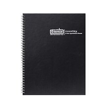 2024-2025 House of Doolittle 8.5 x 11 Monthly Appointment Book, Black (2620-92-24)