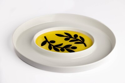 Olive Oil and Vinegar Dipping Tray