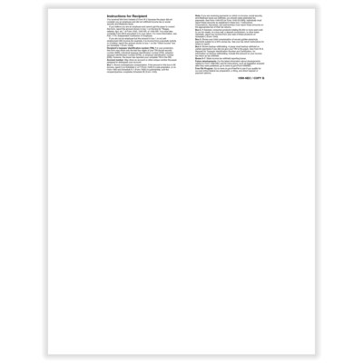 ComplyRight 2025 1099-NEC Tax Form, 3-Up, 25/Pack (NEC517325)