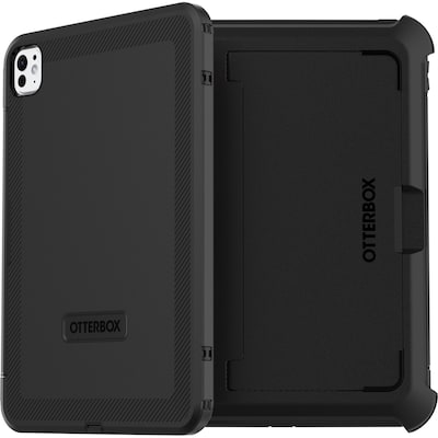OtterBox Defender Polycarbonate/Silicone 11 Case for iPad Pro (M4), Black (77-95237)