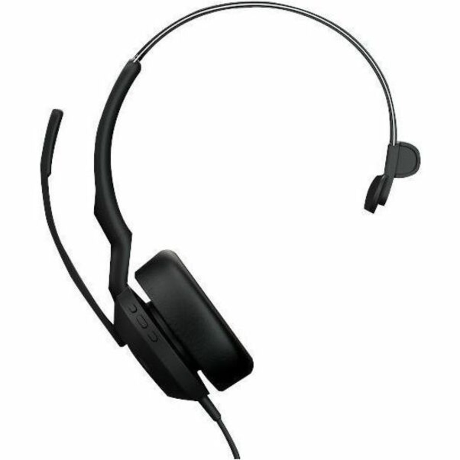 Jabra Evolve2 USB-C Noise Canceling Bluetooth Mono Phone & Computer On-Ear Headset, MT Certified (25089-899-799)