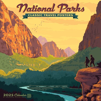 2025 Willow Creek National Parks 7" x 7" Monthly Wall Calendar  (45886)