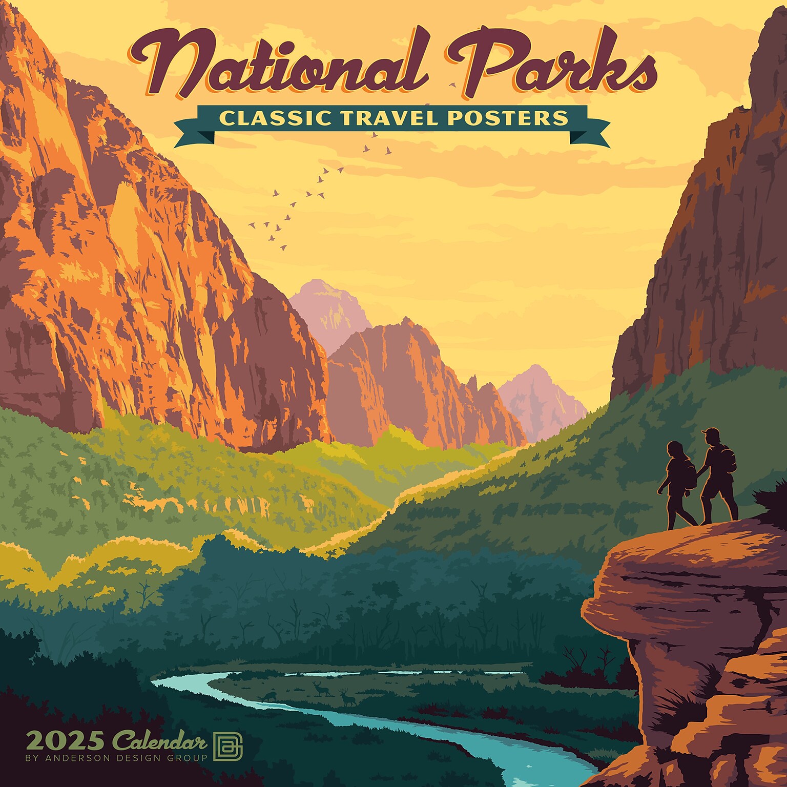 2025 Willow Creek National Parks 7 x 7 Monthly Wall Calendar  (45886)