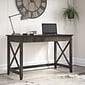 Bush Furniture Key West 48"W Writing Desk, Dark Gray Hickory (KWD148GH-03)