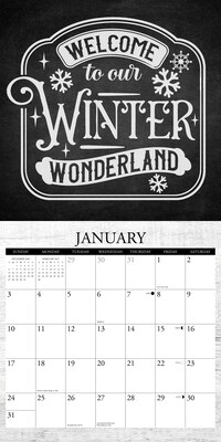 2027 Willow Creek American Farmhouse 12" x 11" Monthly Wall Calendar, Assorted Colors (58725)