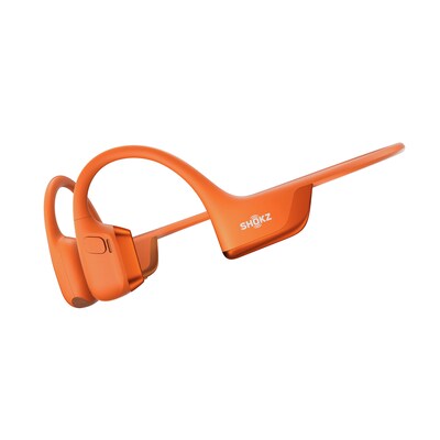 Shokz OpenRun Pro 2 Wireless Bone-Conduction Open-Ear Sport Headphones, Bluetooth, Orange (S820-ST-OR-US)