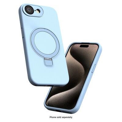 SaharaCase Venture Series Silicone Phone Case for iPhone 16e, Shock Absorbing, Sky Blue (CP00814)