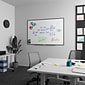 TRU RED™ Melamine Dry Erase Board, Black Frame, 6' x 4' (TR59365)