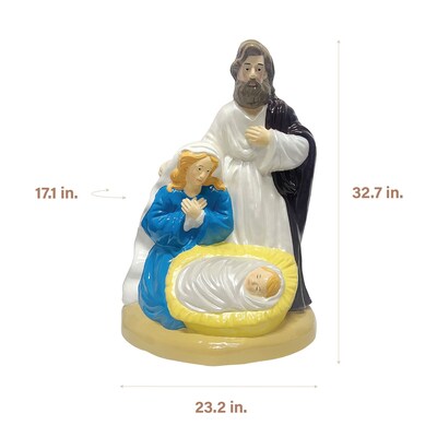 Fraser Hill Farm 32” Nativity Christmas Blow Mold (FFBM-1NAT-MLT)