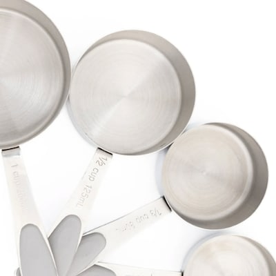 Better Houseware Measuring Cups, Stainless Steel, 4 Piece (811)