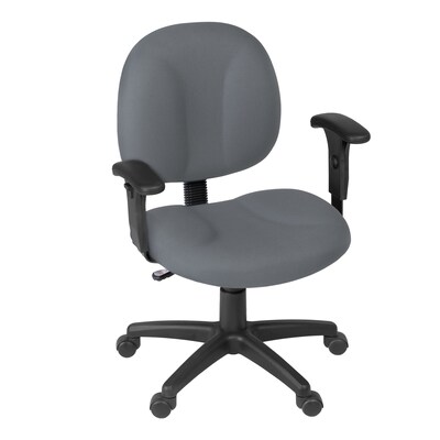 Regency Comfort Series Ergonomic Fabric Swivel Task Chair, Grey (105-AA-GY)