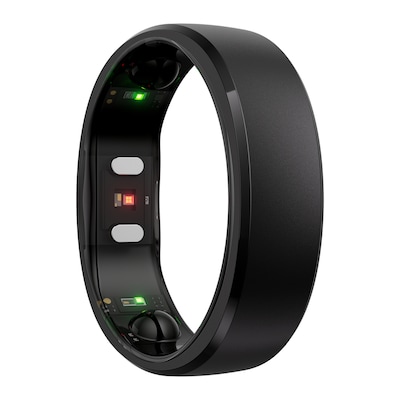 RingConn Gen 2 Ultra-Thin Smart Ring - Size Before You Buy - Size 7, Matte Black (123030705)