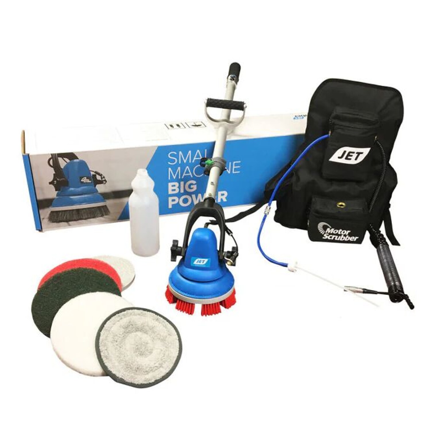 MotorScrubber Jet Kit 360 RPM, Handheld Scrubber (JET3 Kit)