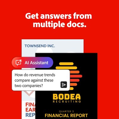 Adobe Acrobat AI Assistant for 1 User, Windows and MAC, Download, 30009449
