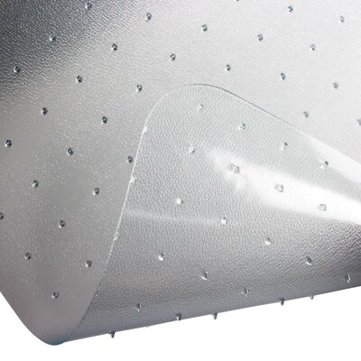 Floortex Valuemat Plus Chair Mat, 48" x 60", Designed for Low-Pile Carpet, Clear Polycarbonate (FR1115020ER)