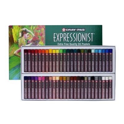 Sakura Cray-Pas Expressionist Oil Pastel Chalk, Assorted Colors, 50/Pack (SAKXLP50)