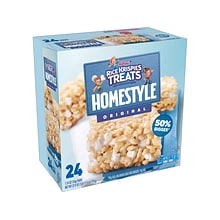 Kelloggs Rice Krispie Treats Homestyle Original Crispy Marshmallow Square, 1.16 oz., 24 Bars/Box (3