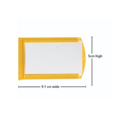 Nahanco Blank Paper Insert for Rail Dividers, White, 50/Pack (BRDINSERT50)