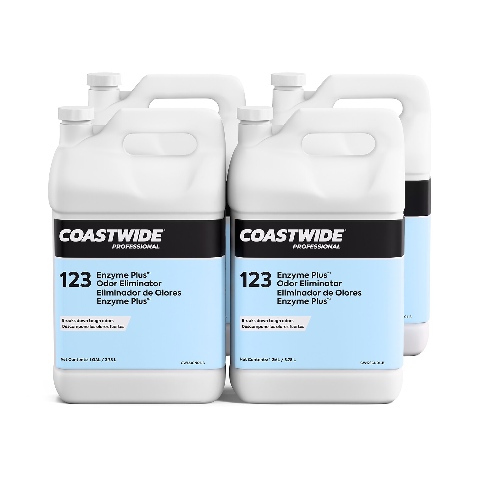 Coastwide Professional™ Odor Eliminator Enzyme Plus Concentrate, 3.78L, 4/Carton