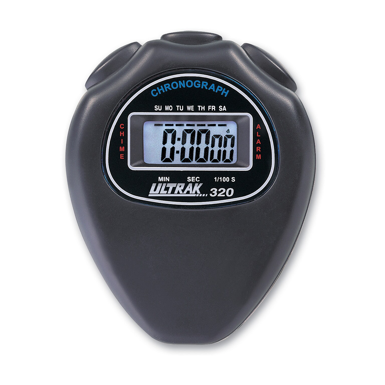 ULTRAK 320 24-Hour Cumulative Split Stopwatch, Black (CEI320BLK)