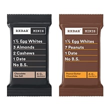 RX Bar Minis Protein Bars, Chocolate Sea Salt/Peanut Butter Chocolate, 0.9 oz., 8 Bars/Box (19390800