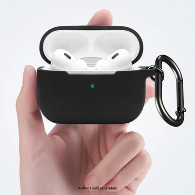 SaharaCase Venture Series Silicone Case Kit for AirPods Pro 3, Anti-Shock Material, Scorpion Black (HP00208)