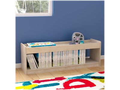 Flash Furniture Bright Beginnings Display Shelf Unit, 16"H x 47.25"W x 13"D, Brown (MK-KE24572-GG)