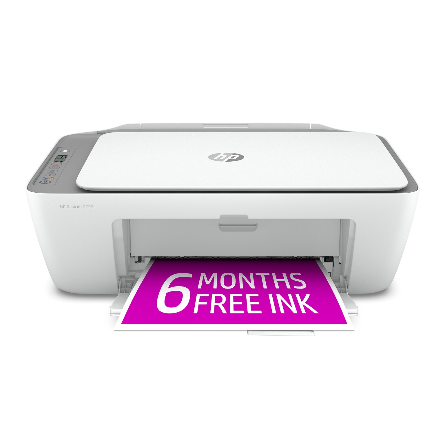 HP DeskJet 2755e Wireless Color All-in-One Printer with 6 Months Free Ink with HP+ (26K67A)