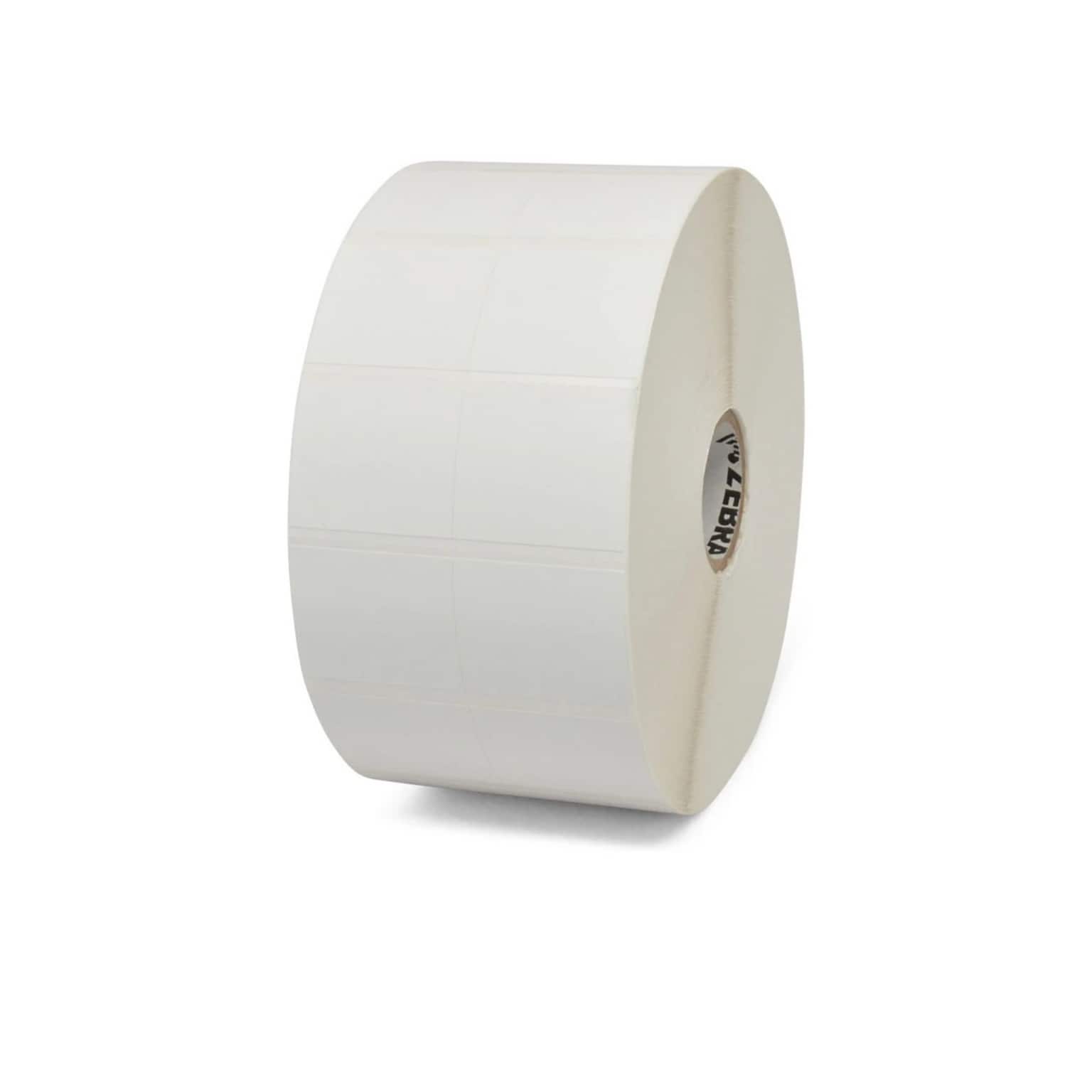 Zebra Z-Select 4000T Thermal Barcode Labels, 2.38 x 1, White, 2580 Labels/Roll, 6 Rolls/Carton (10005848)