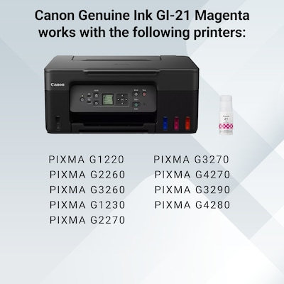 Canon GI-21 Magenta Standard Yield Ink Bottle (4538C001)