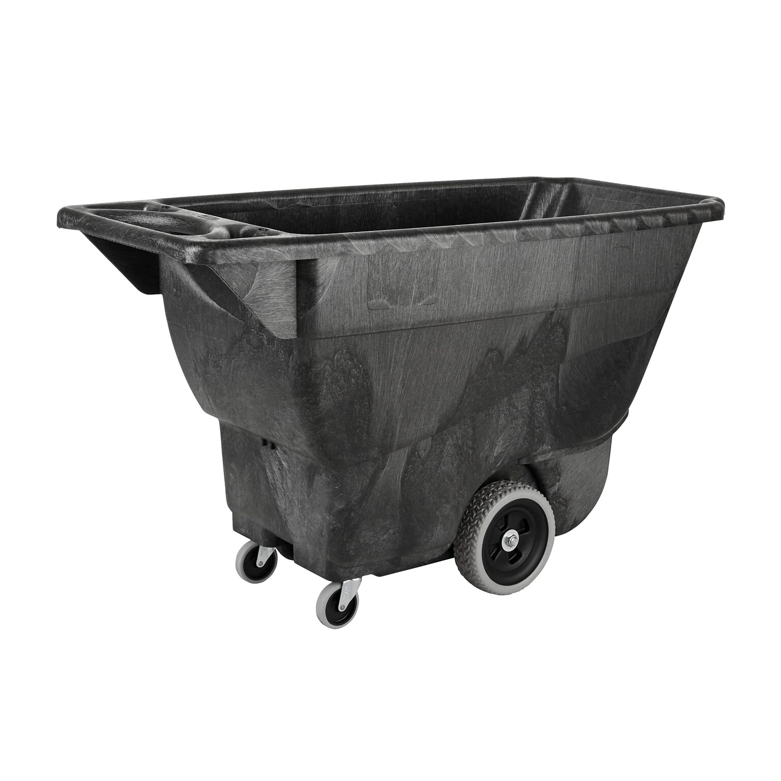 Rubbermaid Commercial Cube Truck, 450 lb. Capacity, Black (FG9T1300BLA)