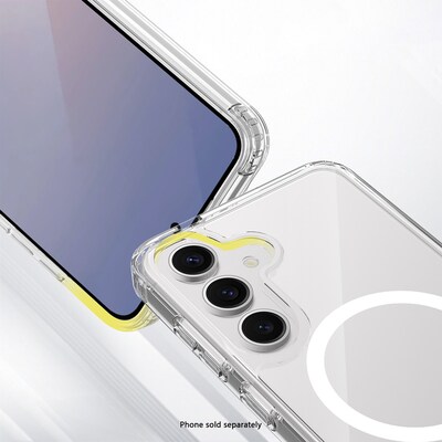 SaharaCase Venture Wallet for Galaxy S25+ , Shock Absorbing, Clear/Scorpion Black (CP00756)