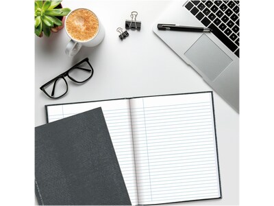 Blueline Hardcover Executive Journal, 7.25" x 9.25", Wide-Ruled, Cool Gray, 144 Pages (A7.GRY)