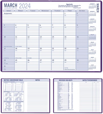 Custom Laureate Academic Desk Planner