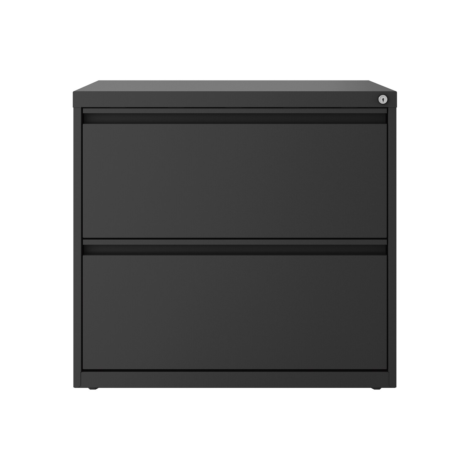 Hirsh Lateral 101 2-Drawer Lateral File Cabinet, Letter/Legal Size, Lockable, 27.75H x 30W x 17.63D, Charcoal (24084)